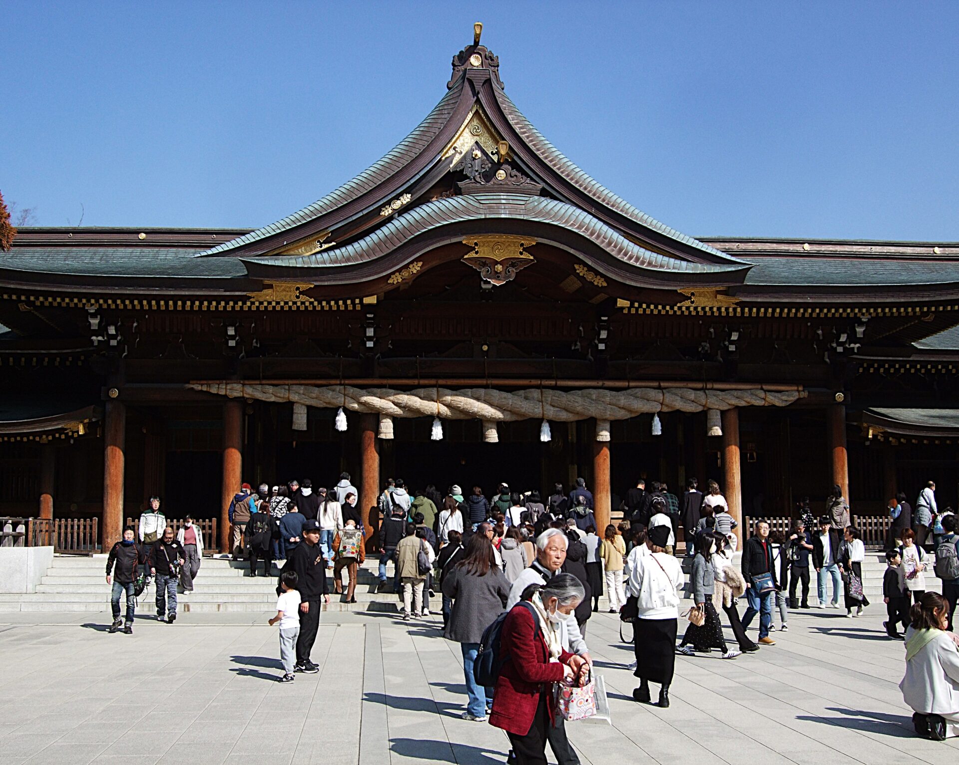 寒川神社　参拝